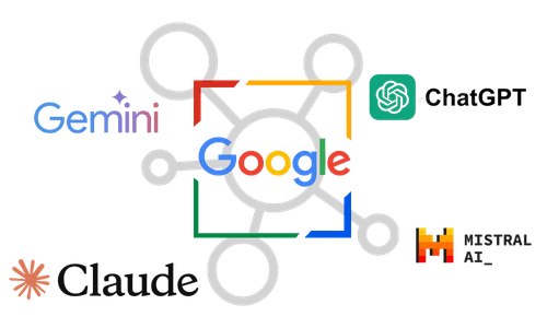 Le search se déplace de Google vers les IA : Gemini, ChatGPT, Claude, Mistral